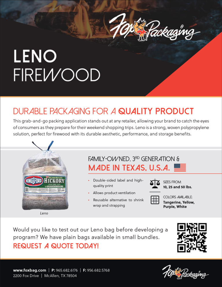 Leno Bags for Firewood