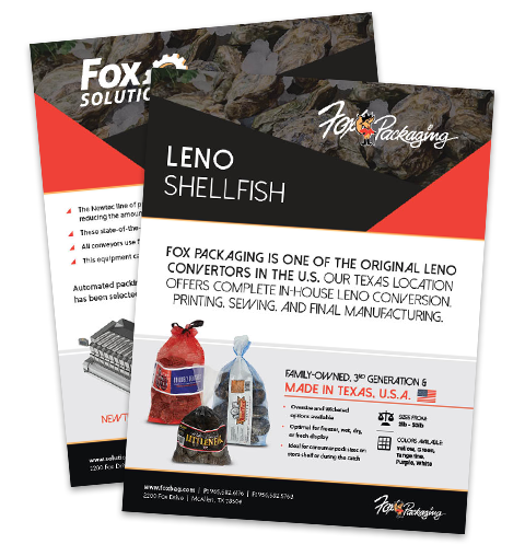Leno Bags for Shellfish