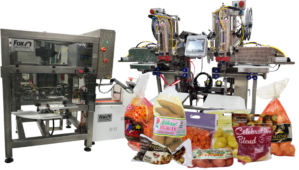 collage of Fox packaging and equipment