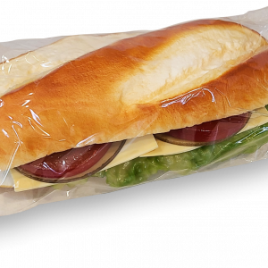 Flow wrapped sandwich