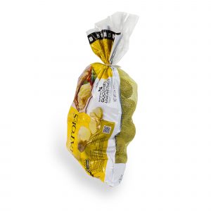 Image of a combo ultra shield bag with potatoes