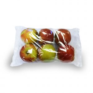 Image of apples in flow wrap