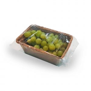Image of grape tray in flow wrap