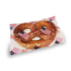 Image of pretzel in flow wrap