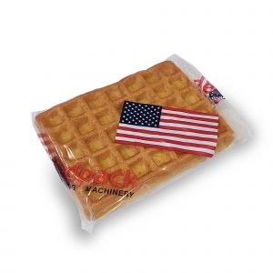 Image of waffle in flow wrap